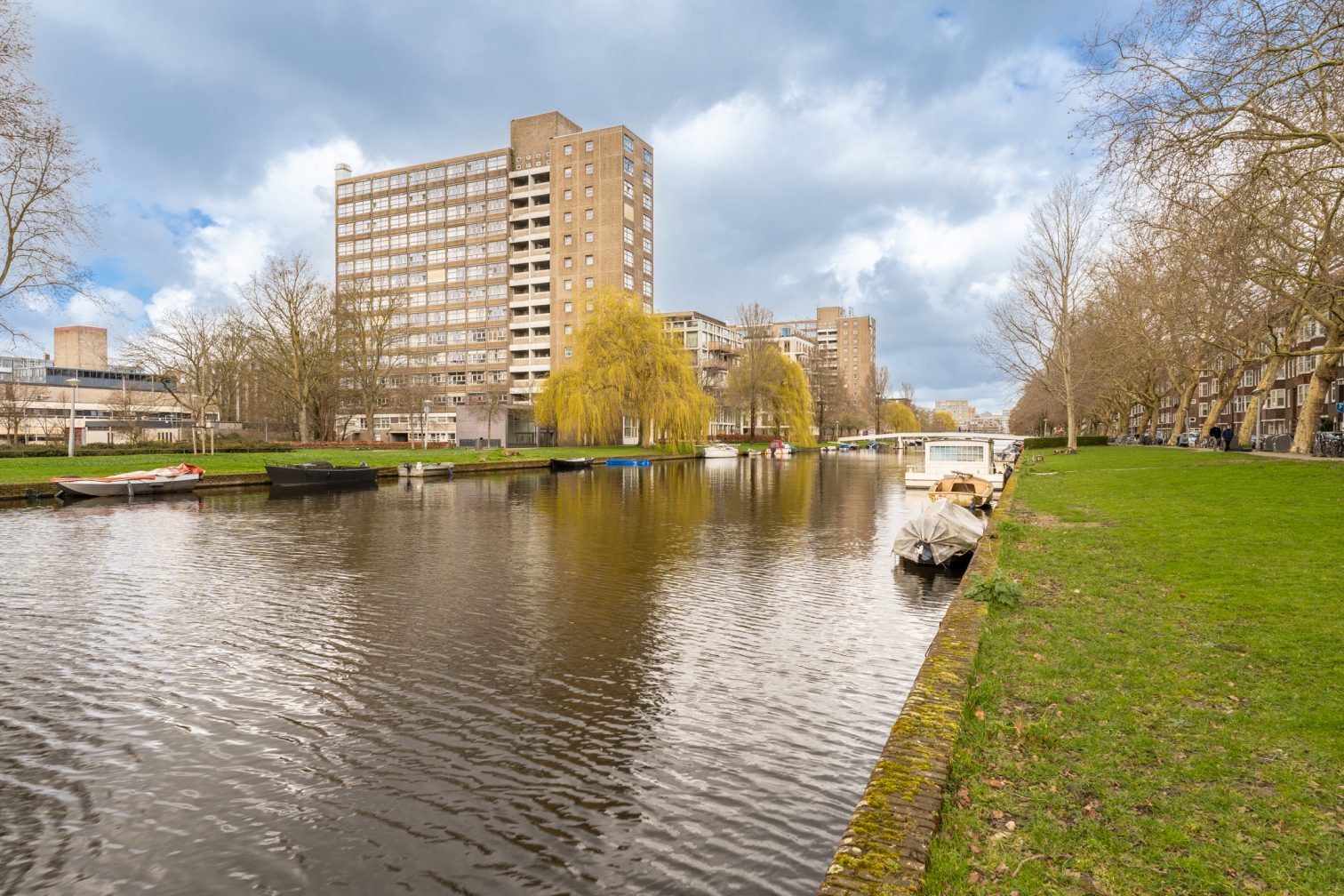 Water en groen aan de rand van Amsterdam-Zuid